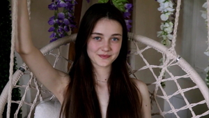 Skinny small tits teen flashing HD