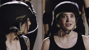 Girl Elsa Jean together with tattooed Gia Paige orgasm