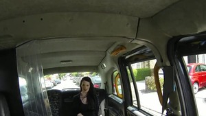 Huge tits goth really enjoys rough hard ramming in the car