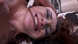 Very small tits redhead helps with hard ramming