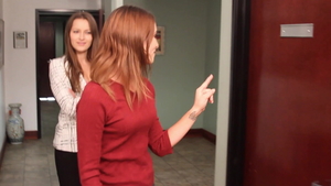 Amber Rayne as well as Lily Cade in lingerie