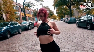 Very small tits german amateur pickup outdoors