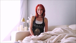 Solo teen chick playing with sex toys