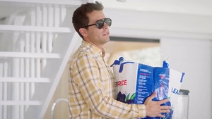 Gorgeous brunette rushes hard ramming HD