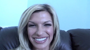 Trimmed pawg Kendall Brooks receiving facial cum loads in HD