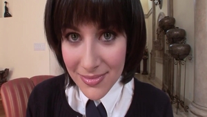 Shaved Ellie Idol pussy fucking