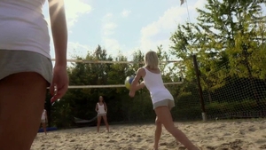 Long hair coach Crystal Greenvelle sucking dick in public