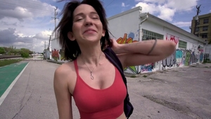 Riley Jean wearing jeans banging throat fucking at the party