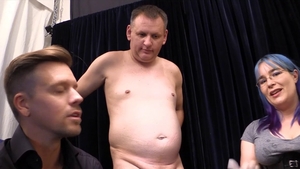 Very kinky fetish BDSM during interview