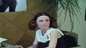 Vintage young female cock sucking after school
