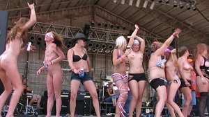Sex scene alongside wild biker