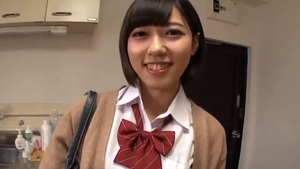 Hard sex along with young japanese babe