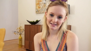 Very small tits babe Lanna Carter handjob HD