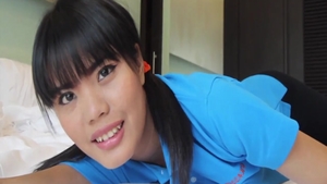 Sex beautiful asian nun in her lingerie