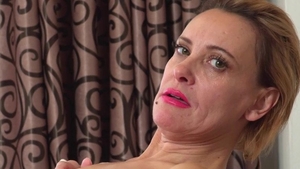 Small boobs mature handjob HD