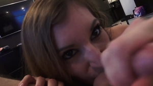 Brunette Moka Mora rushes hard pounding in her lingerie in HD