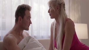 Hard slamming alongside perfect chick London RIver