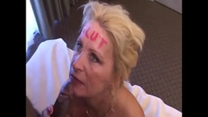 Perfect amateur rough dick sucking