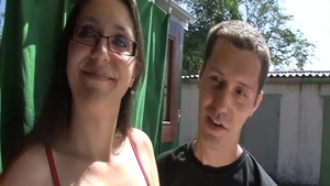 Hawt hungarian babe rough dick sucking