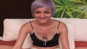 Hard ramming accompanied by skinny goth