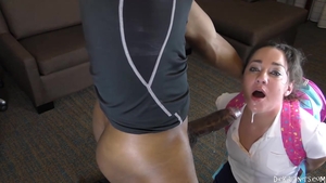 Brunette Amara Romani interracial banging XXX video HD