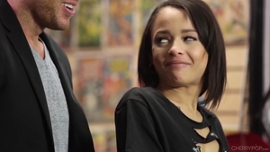 Dirty geek Holly Hendrix wishes for hard slamming HD