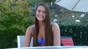 Crossdresser Abby Cross cumshot