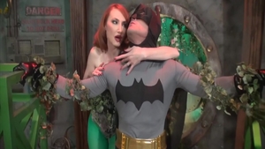 Beautiful Kendra James with huge boobs Poison Ivy femdom