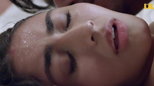 Sex scene in company with tight teen