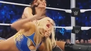 Lesbians scissoring & wrestling HD