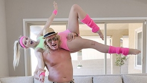 Small tits perfect pornstar raw workout in HD