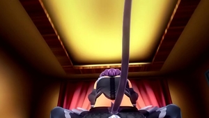 Hentai pussy sex escorted by girl