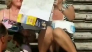 Nailed rough in public between amateur