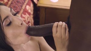 Teen chick Judy Jolie first time interracial fuck