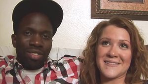 Busty amateur Mishy Snow rough interracial bang jizzed HD