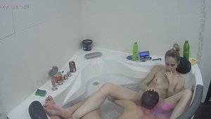 Voyeur villa: Voyeur russian pussy licking on web-cam
