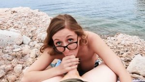 True Amateurs - Babe uncover natural tits