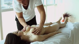 Massage Creep - Elana Dobrev oil massage XXX video