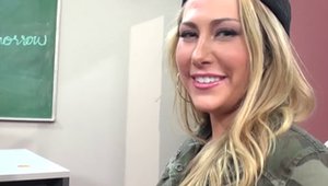 Carter Cruise & Xander Corvus homemade jizzed in classroom