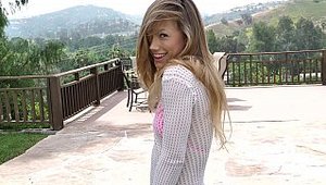 Lubed - Skinny Ivy Wolfe oily got fucked hard outdoors