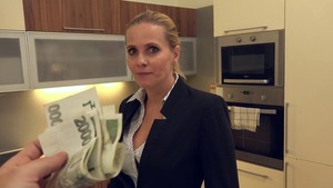 Very hot amateur in her lingerie POV cumshot