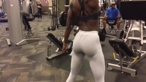 Busty girl fitness